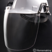 トーヨーセフティー 防じん用フェースシールド (ヘルメット取付