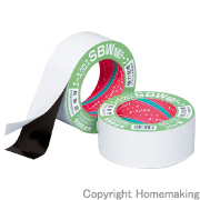 エースクロスSBW　気密防水テープ　両面　黒　50mm×20m　1箱(20巻入)