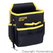 電工キャンバスハイポーチ　スタンダードタイプ　(テープフッカー付)