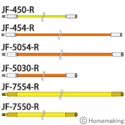 ジェフコム ジョイント釣り名人スリム JF-450用ロッド φ4mm×1.0m: 他 