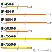 ジェフコム ジョイント釣り名人スリム JF-450用ロッド φ4mm×1.0m: 他